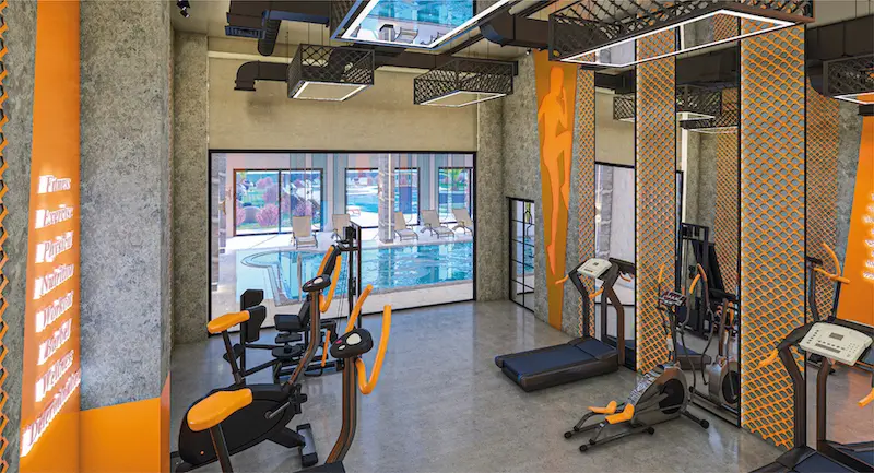 Gym area